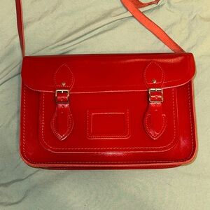 The Cambridge Satchel Company Bright Red Leather Satchel